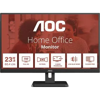 AOC LED VA 23,8" 24E3UM, HDMI, DP, zvuč., USB 24E3UM