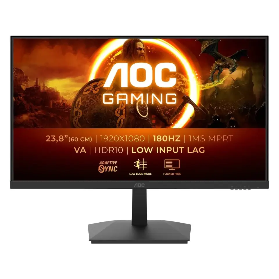 AOC 24G15N2, 23,8", DP, HDMI, 180Hz, 1ms 24G15N2