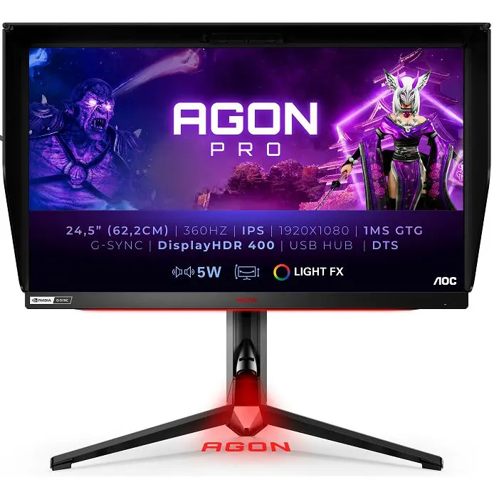 AOC AGON AG254FG, HDMI, DP, USB, 360Hz. G-Sync