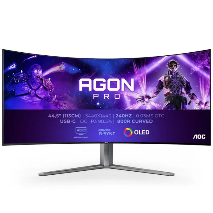 AOC AGON AG456UCZD, OLED, 44,5", 240Hz, USB-C AG456UCZD