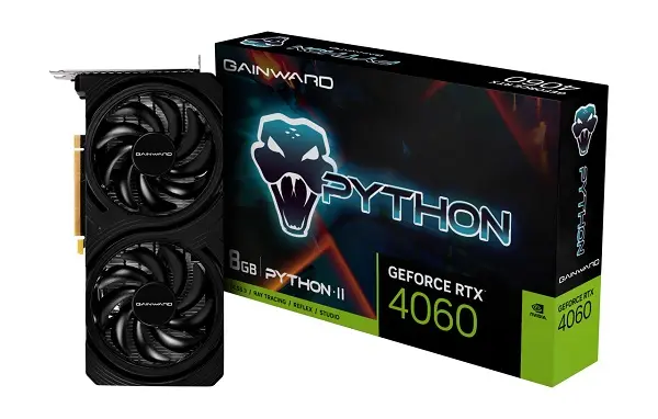 Gainward GF RTX4060 Python II, GDDR6, 8GB 4496.00