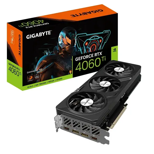 Gigabyte GF RTX4060TI GAMING OC, 16GB GDDR6 GV-N406TGAMING OC-16GD