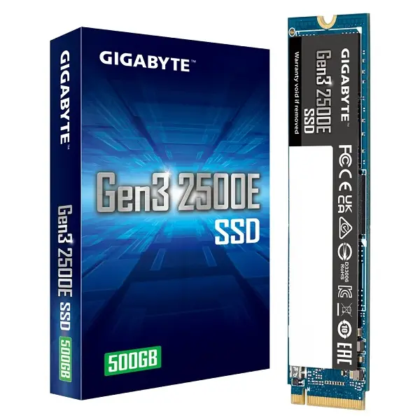 Gigabyte NVMe 2500E SSD R2300/W1500, 500GB, M.2 G325E500G G10