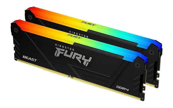Kingston FURY Beast RGB DDR4 16GB (Kit of 2) 3200MHz CL16 memorija