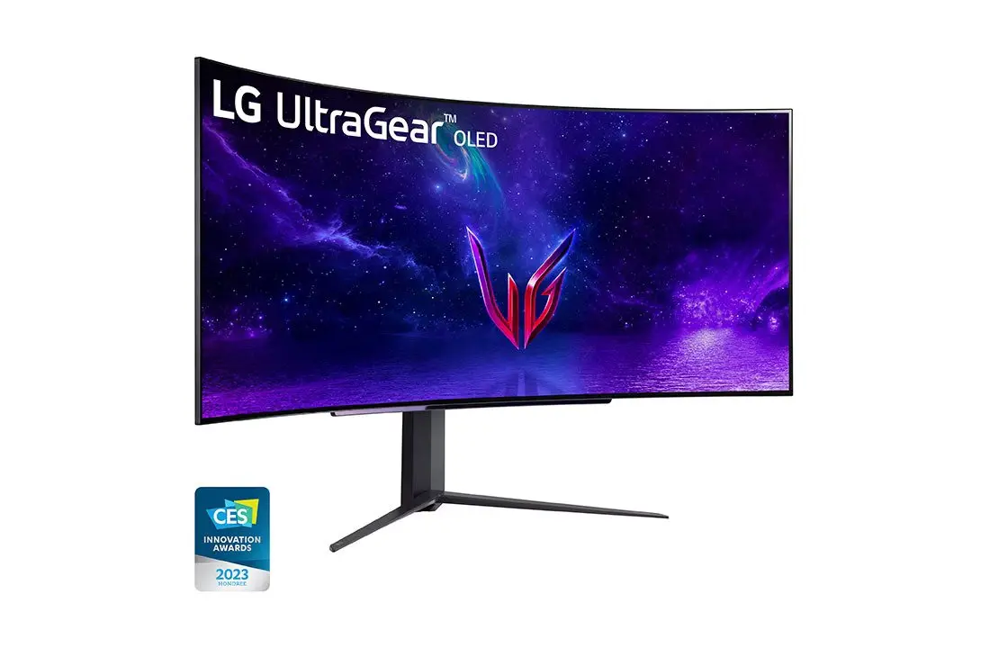 LG 45" 45GR95QE, OLED, WQHD, G-Sync, 240Hz, 0,03ms LG 45GR95QE