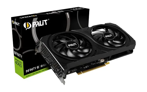 Palit GF RTX4060 Infinity 2, 8GB GDDR6 NE64060019P1-1070L