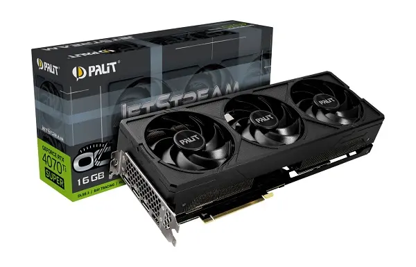 Palit RTX4070TI Super JetStream OC, 16GB GDDR6X NED47TSS19T2-1043J