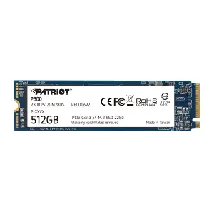 Patriot SSD P300 R1700/W1200, 512GB, M.2 NVMe