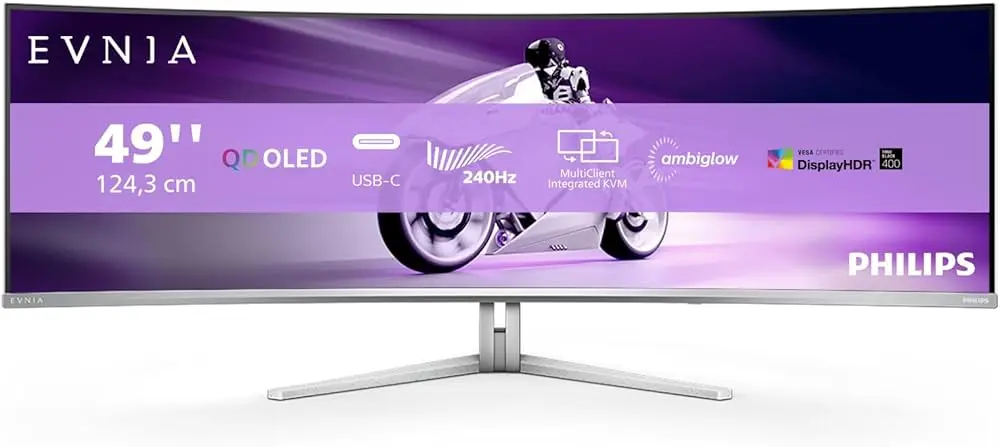 Philips 49" 49M2C8900, QD OLED, 2xHDMI, DP, USB-C 49M2C8900/00