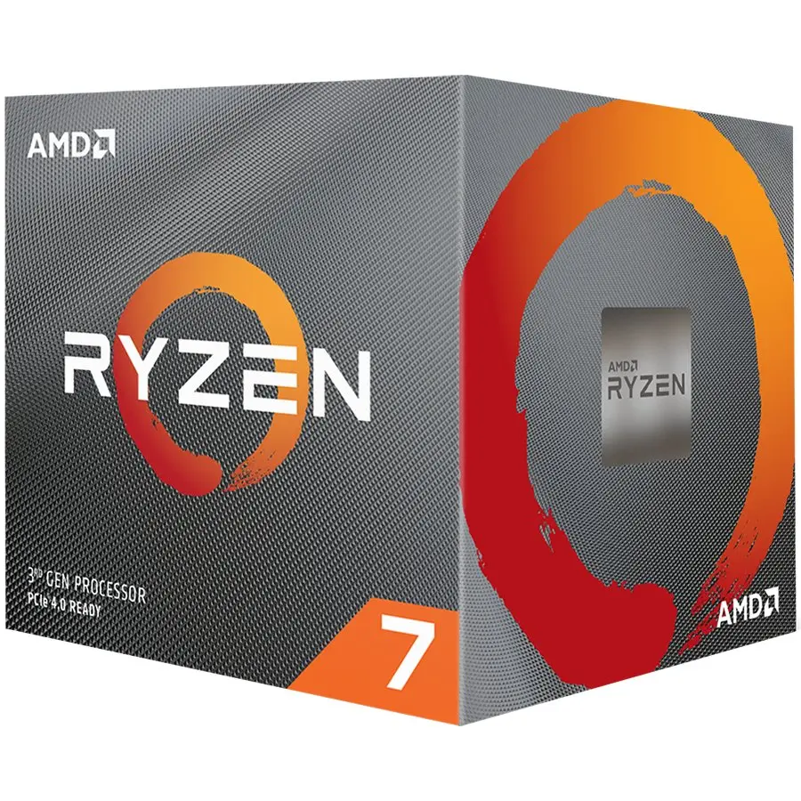 AMD Ryzen 7 8C/16T 3700X (4.4GHz,36MB,65W,AM4) box with Wraith Prism cooler