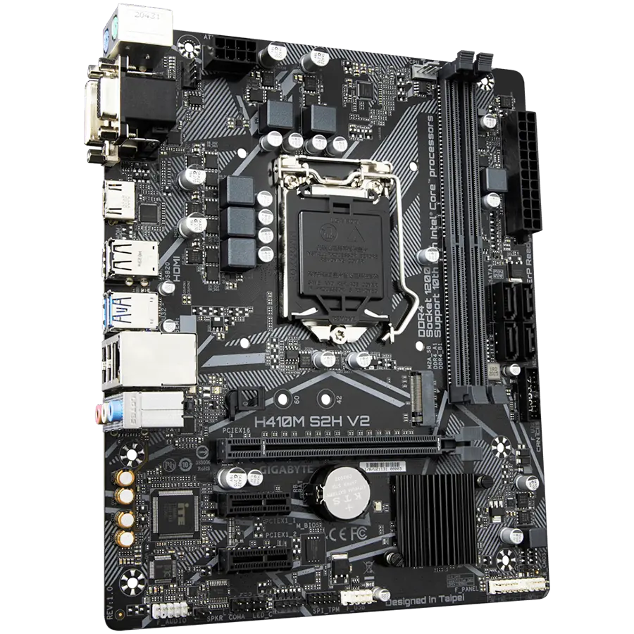 Gigabyte H410M S2H V2 (LGA1200, mATX) matična ploča