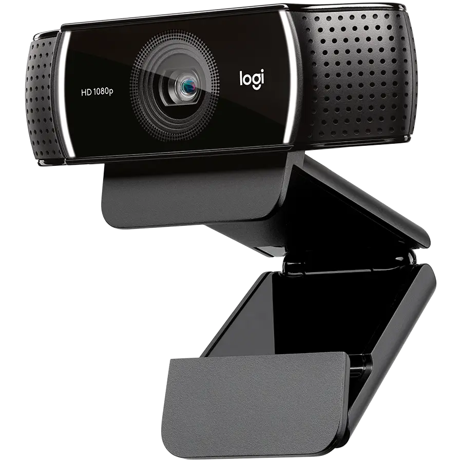 LOGITECH C922 Pro Stream Webcam - Tripod - BLACK - USB