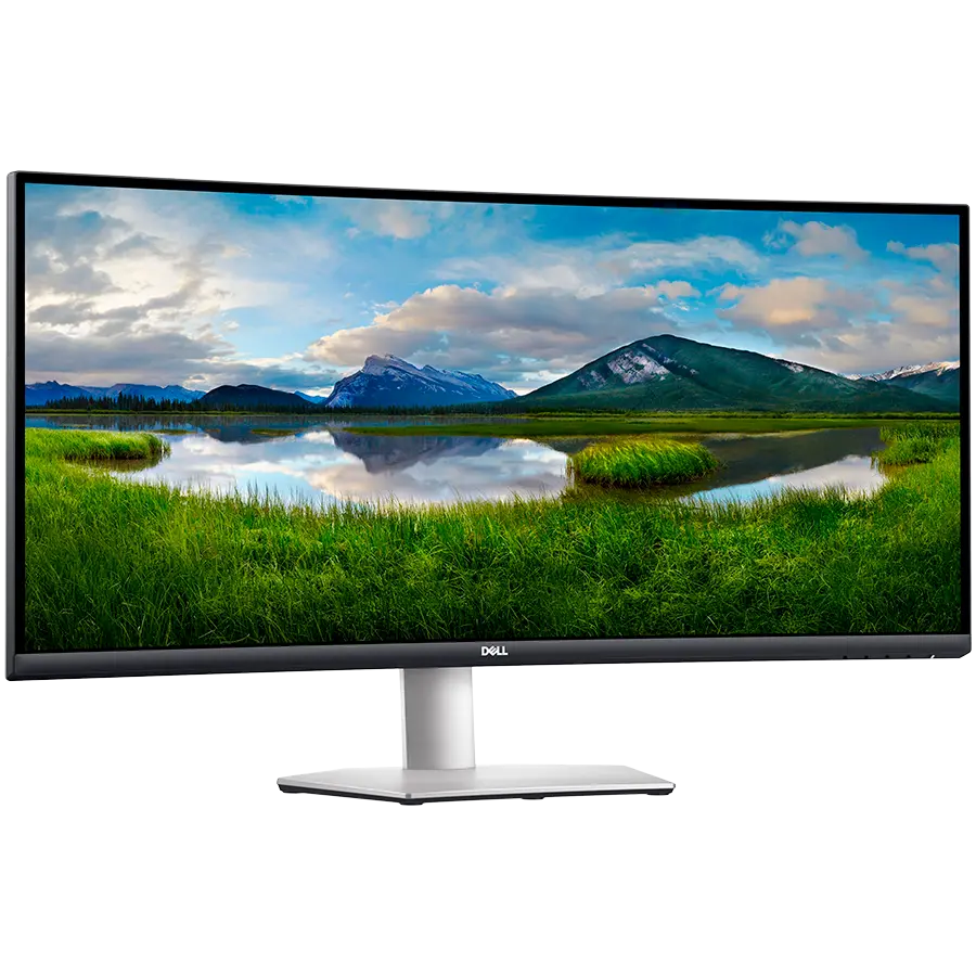 Monitor DELL S-series S3422DW UltraWide Curved 34in, 3440x1440, WQHD, VA Antiglare, 21:9, 3000:1, 300cd/m2, AMD FreeSync, 4ms, 178/178, DP, 2x HDMI, 3x USB 3.0 (1x B.C), Audio line-out, 2x 5W Speaker, Tilt, Slant Adjust, Height Adjust, 3Y