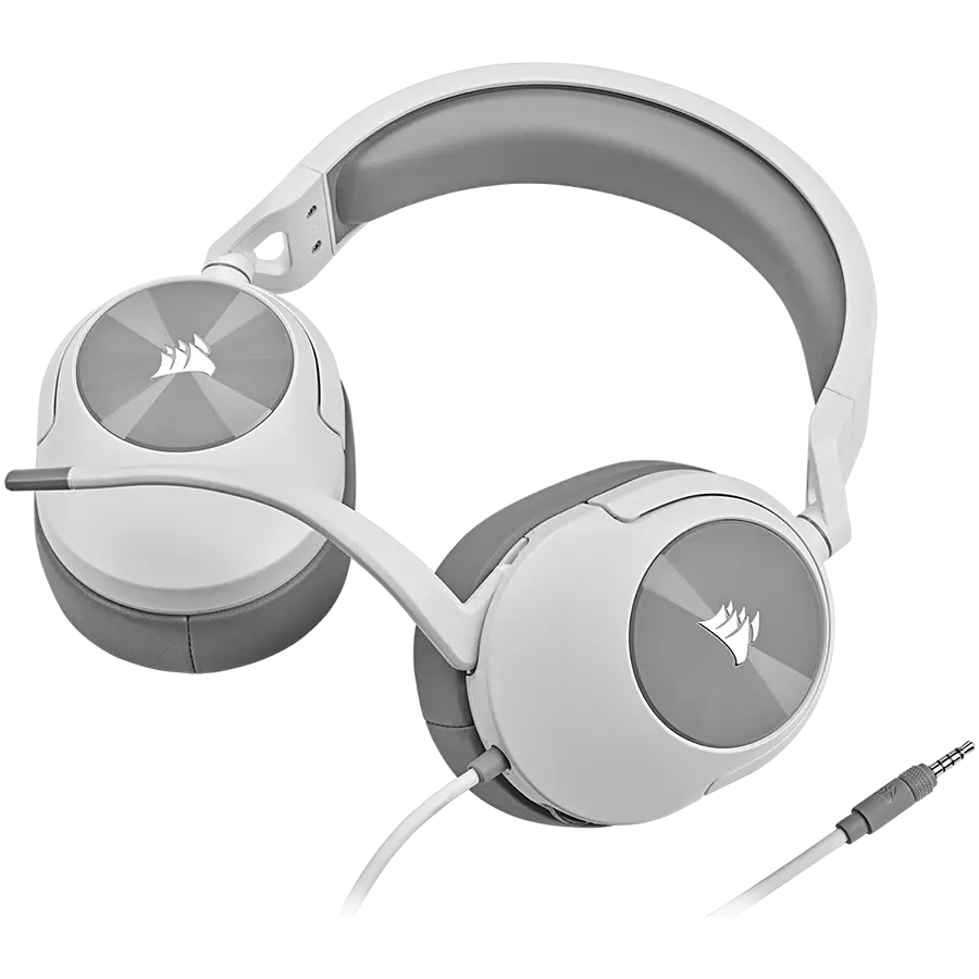 Corsair HS55 Surround Headset, White - EU, EAN:0840006643746