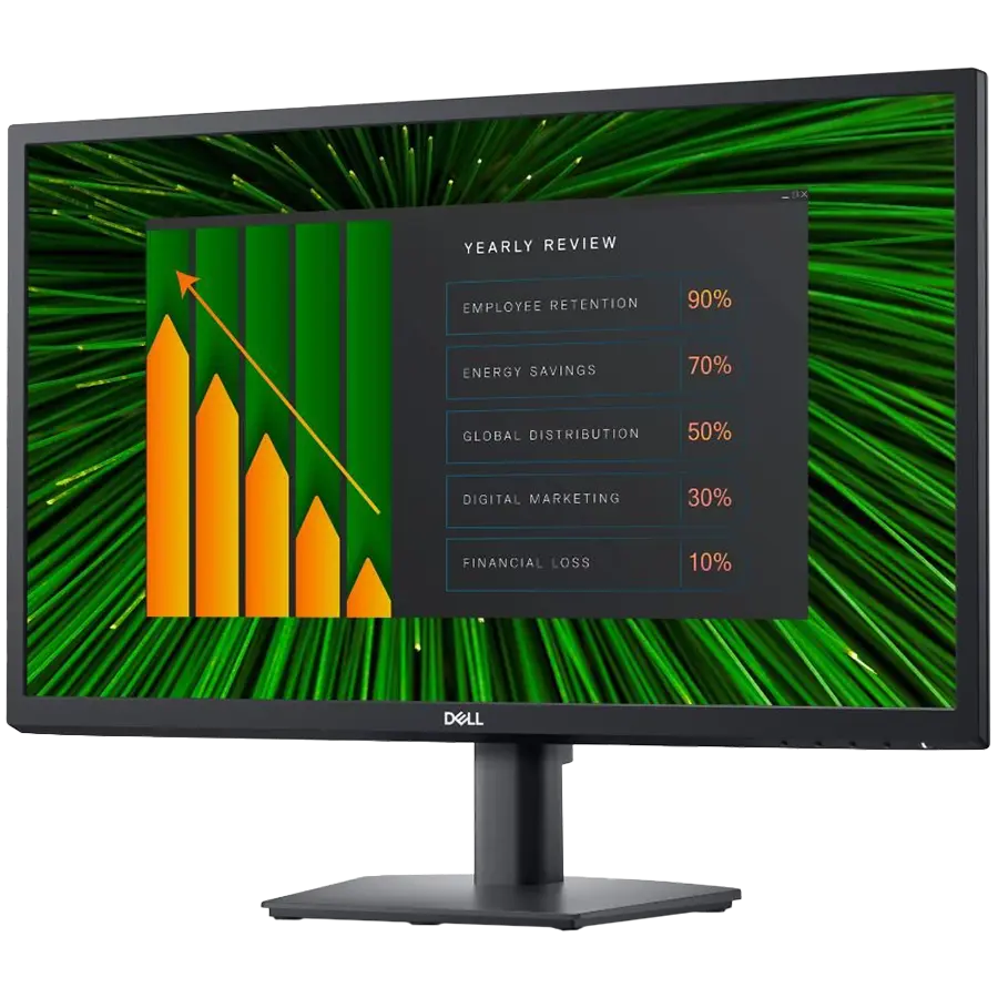 Monitor DELL E-series E2423HN 24in, 1920x1080, FHD, VA Antiglare, 16:9, 3000:1, 250 cd/m2, 8ms/5ms, 178/178, HDMI, VGA, Tilt, 3Y