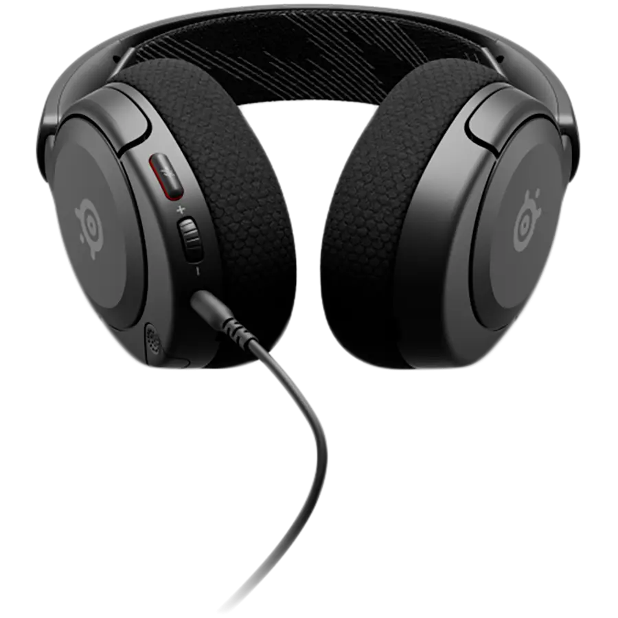 SteelSeries I Arctis Nova 1 I Gaming Headset I High Fidelity Drivers / Ultra lightweight / 4-points of adjustability / Noise-cancelling mic. / Compatable w/ PC and console platform with a 3.5mm jack / Onboard volume dial and voice mute button I Black
