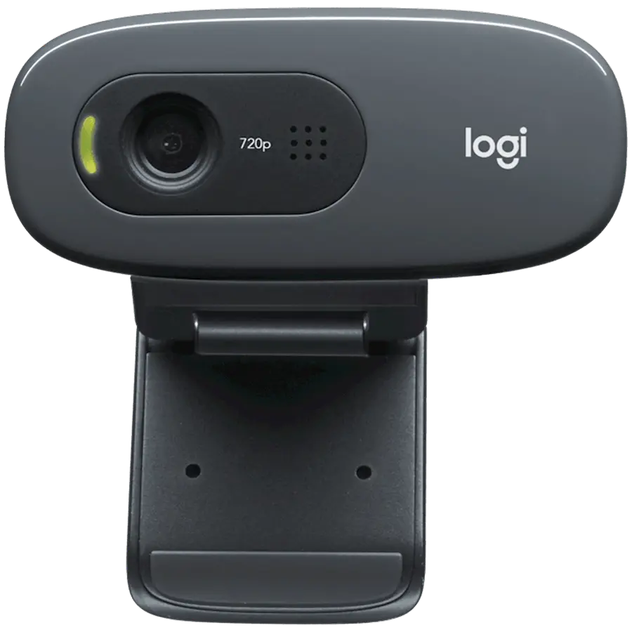 LOGITECH C270 HD Webcam - BLACK - USB