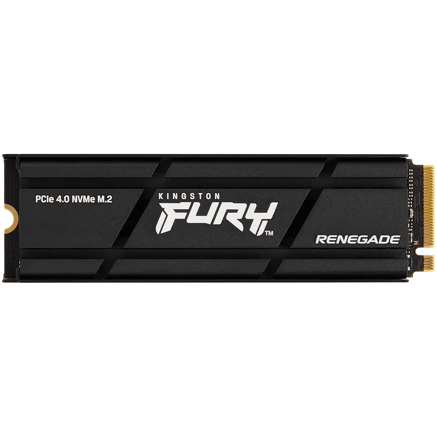 KINGSTON FURY Renegade 2TB SSD with Heatsink, M.2 2280, PCIe 4.0 NVMe, Read/Write 7300/7000MB/s, Random Read/Write: 1000K/1000K IOPS