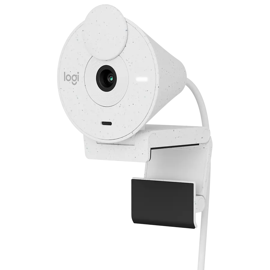 LOGITECH Brio 300 Full HD webcam - OFF-WHITE - USB