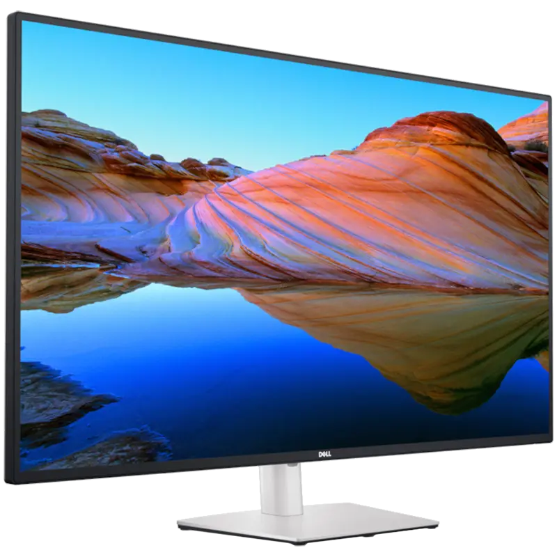 Monitor DELL UltraSharp U4323QE 42.5", 3840x2160, 4K UHD, IPS Antiglare, 16:9, 1000:1, 350 cd/m2, 8ms/5ms, 178/178, 2xDP, 2xHDMI, 5xUSB-C (1xDP/PD), 4xUSB 3.2, RJ-45, Audio line out, 2x 8W Speakers, Tilt, Swivel, Height Adjust, 3Y