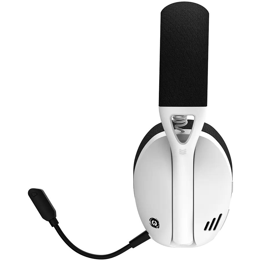 CANYON Ego GH-13, Gaming BT headset, +virtual 7.1 support in 2.4G mode, with chipset BK3288X, BT version 5.2, cable 1.8M, size: 198x184x79mm, White