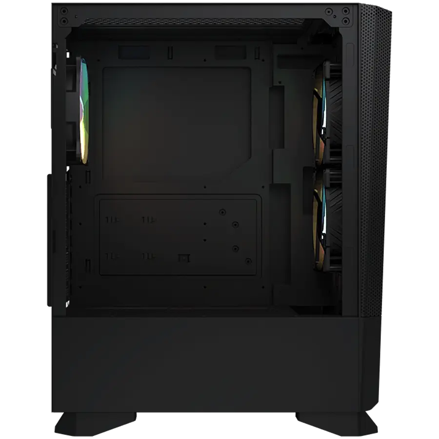 COUGAR | MX430 Mesh RGB Black | PC Case | Mid Tower / Mesh Front Panel / 3 x ARGB Fans / 4mm TG Left Panel