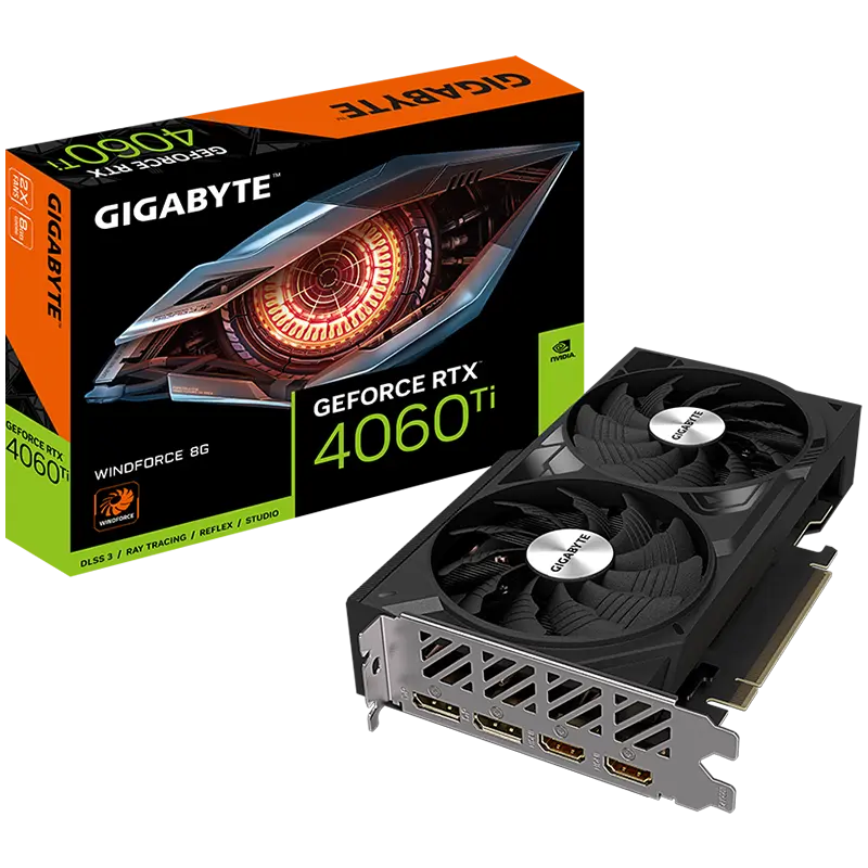 Gigabyte NVIDIA GeForce RTX 4060 TI WINDFORCE 8GB grafička kartica