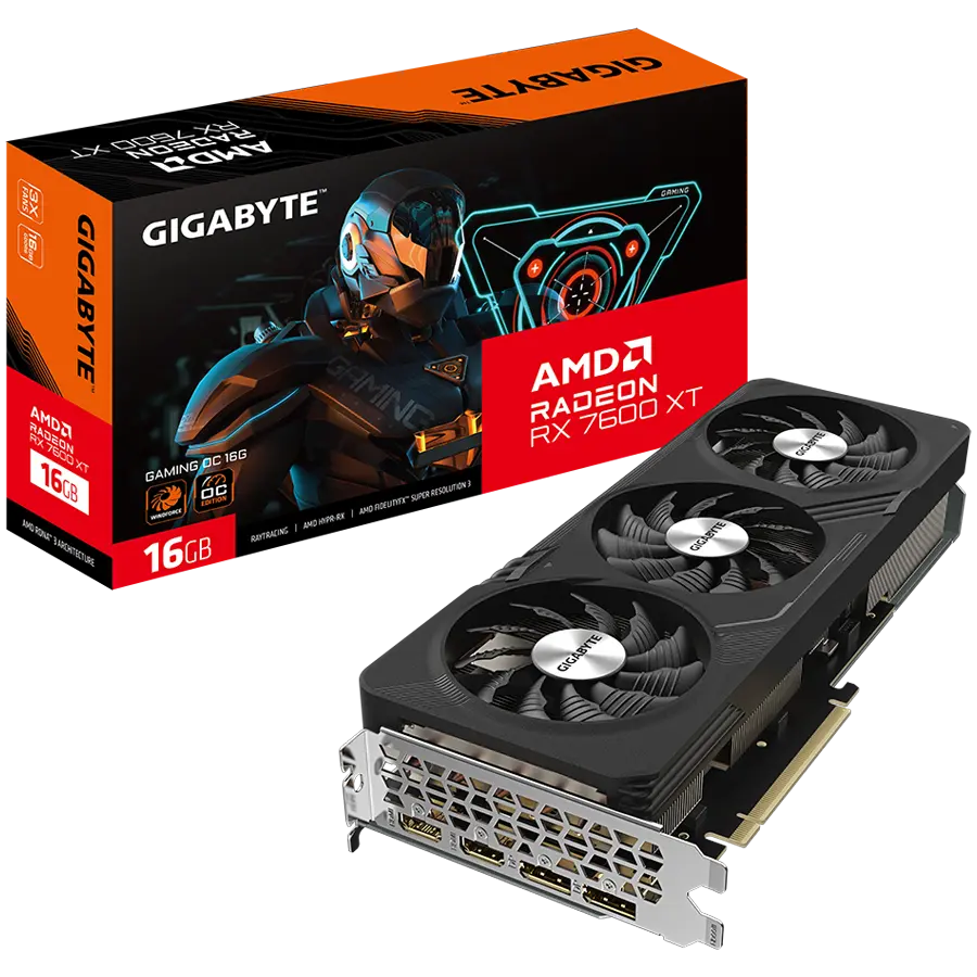 Gigabyte AMD Radeon RX 7600 XT GAMING OC 16GB grafička kartica