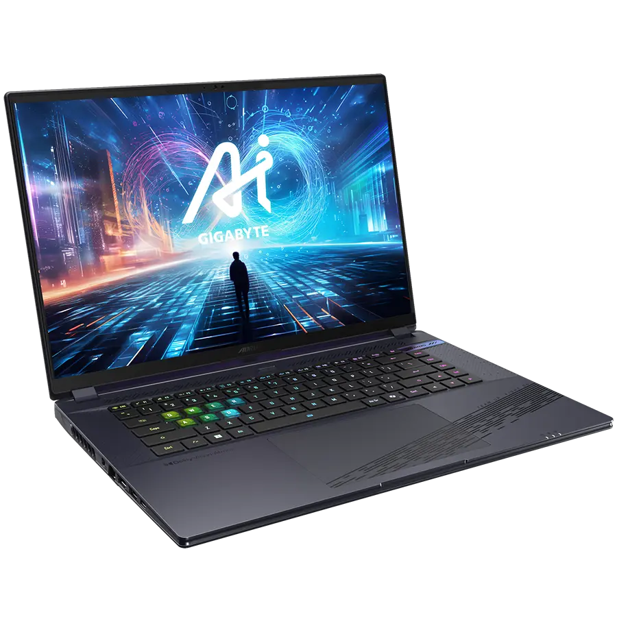 Gigabyte Notebook AORUS 16X 9SG 16.0in (2560x1600) WQXGA 165Hz, Intel Core i7-13650HX, 16GB (2x8GB) DDR5 5600MHz, 1TB Gen4, RTX 4070 8GB, 1xTB4, USB3.2A, 1xType-C, HDMI, WiFi/BT 6E, FHDCam, RGB KB, Li-Po 99Wh, Win11 Home