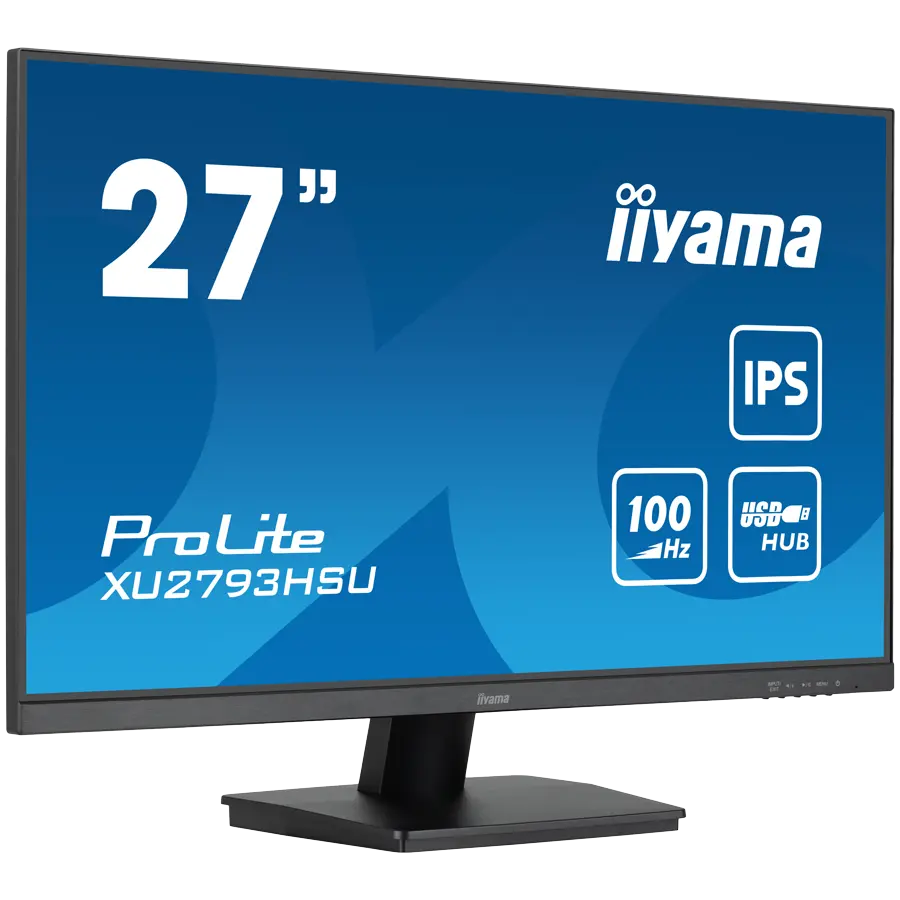 IIYAMA Monitor LED XU2793HSU-B6 27" IPS 1920 x 1080 @100Hz 	250 cd/m² 1ms HDMI DP USB HUB Tilt