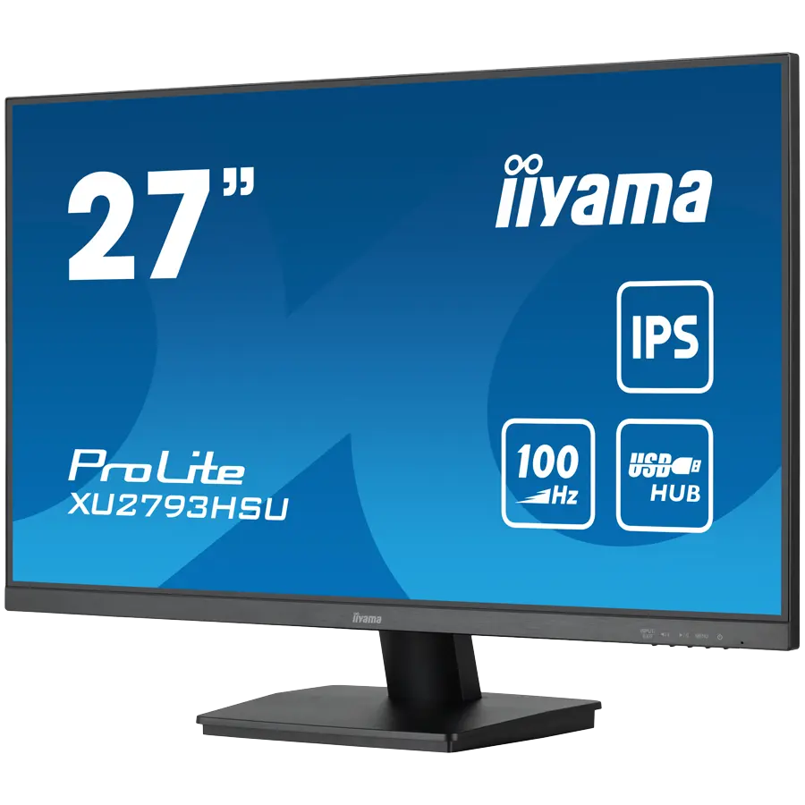 IIYAMA Monitor LED XU2793HSU-B6 27" IPS 1920 x 1080 @100Hz 	250 cd/m² 1ms HDMI DP USB HUB Tilt