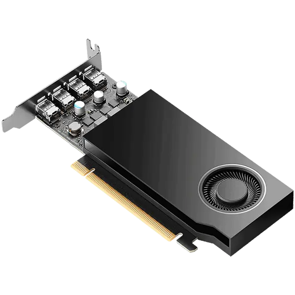 PNY NVIDIA A400 4GB LowProfile PCI-Express 3.0 x16, LP4 GB GDDR6 64-bit 3x Mini DP 1.4 Installguide, Supportguide 4x mDP to DP adapter, 1x LP bracket VCNRTXA400-PB