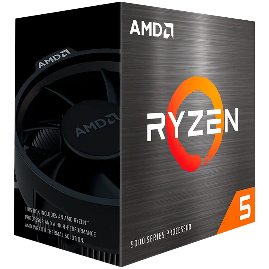 AMD CPU Desktop Ryzen 5 6C/12T 5600GT (3.6/4.6GHz Boost,19MB,65W,AM4) Box 100-100001488BOX