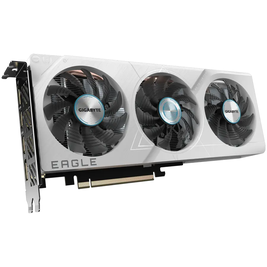 GIGABYTE Video Card NVIDIA GeForce RTX 4060 EAGLE OC ICE 8G, GDDR6 8GB/128bit, PCI-E 4.0 x8, 1x8-pin, Retail GV-N4060EAGLEOC ICE-8GD