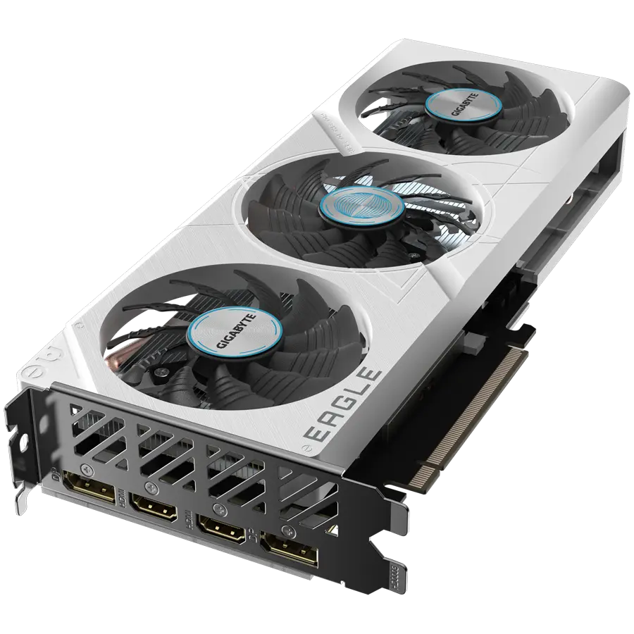 GIGABYTE Video Card NVIDIA GeForce RTX 4060 EAGLE OC ICE 8G, GDDR6 8GB/128bit, PCI-E 4.0 x8, 1x8-pin, Retail GV-N4060EAGLEOC ICE-8GD