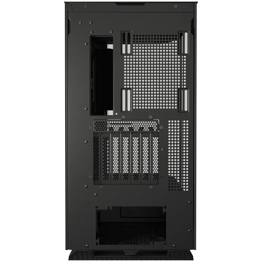 COUGAR | FV270 Black | PC Case | Mid tower / Tempered, Curved Glass Perimeter / Quick Detachable Air Filters / Up to 9 Fans (1x120mm RGB Preinstalled) / Black CGR-58M6B