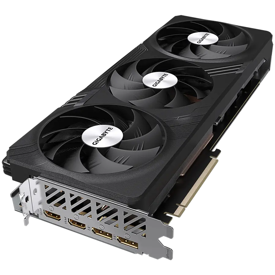 GIGABYTE Video Card AMD Radeon™ RX 7900 XT Boost Clock* : up to 2395 MHz Game Clock* : up to 2025 MHz 5376 20 Gbps 20 GB GDDR6 320 bit PCI-E 4.0 7680x4320 ATX 800W DisplayPort 2.1 *2 HDMI 2.1 *2 GV-R79XTGAMING-20GD