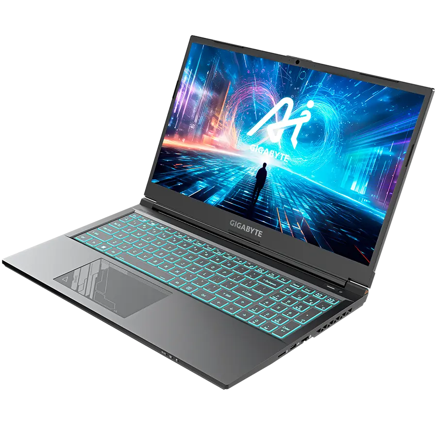 GIGABYTE Notebook G5 KF5 15.6in (1920x1080@144Hz) IPS, Intel Core i7-13620H, 16GB (2x8GB) DDR5 4800MHz, 1TB M.2 Gen4, NVIDIA GeForce RTX 4060 8GB, AX201 WiFi/BT, Backlit keyboard, no OS G5 KF5-H3EE354KD