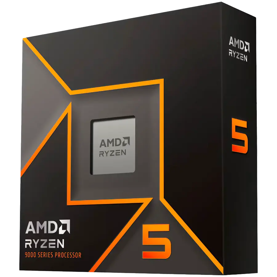 AMD CPU Desktop Ryzen 5 6/12T 9600X  (3.9GHz/5.4GHz,38MB,65W,AM5) box, with Radeon Graphics 100-100001405WOF