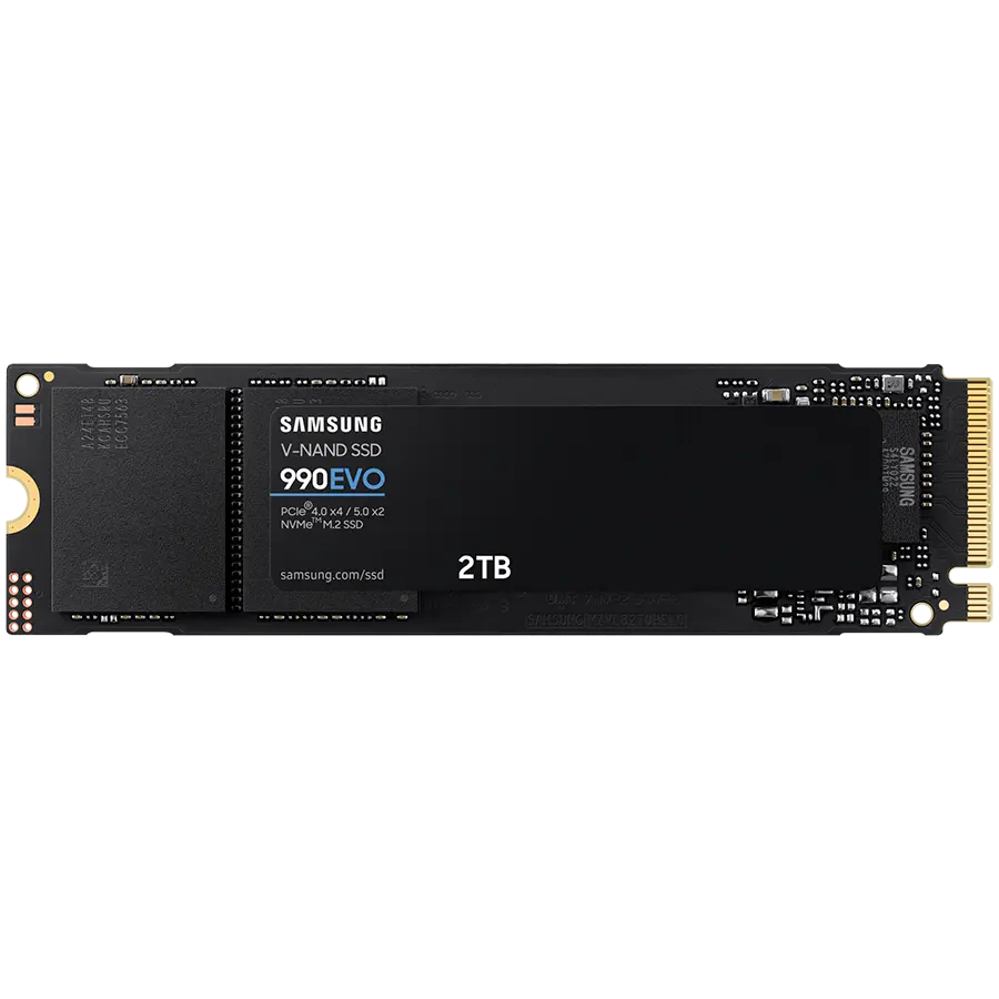 Samsung SSD 2TB 990 Evo M.2 80mm PCIEx4 PCI 4.0 / PCIEx2 PCI 5.0 Client 5 yrs MZ-V9E2T0BW