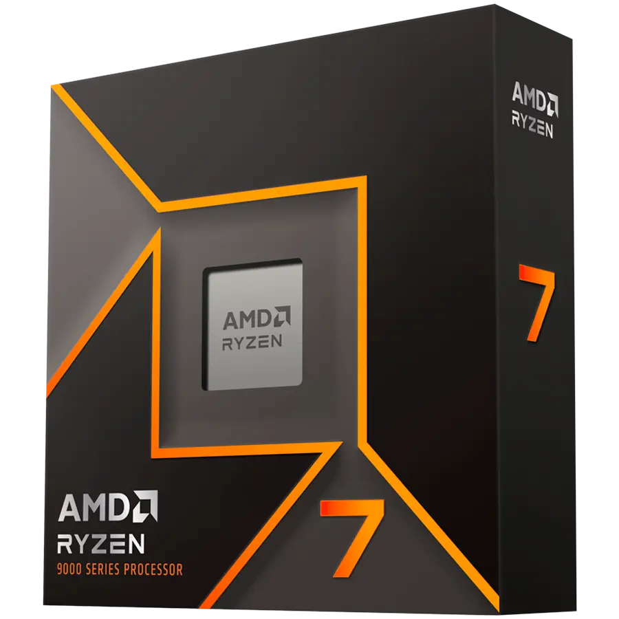 AMD CPU Desktop Ryzen 7 8/16T 9700X (3.8GHz/5.5GHz,40MB,65W,AM5) box, with Radeon Graphics 100-100001404WOF