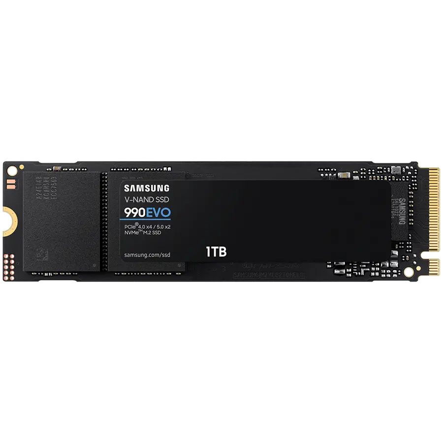 Samsung SSD 1TB 990 Evo M.2 80mm PCIEx4 PCI 4.0 / PCIEx2 PCI 5.0  Client 5 yrs MZ-V9E1T0BW