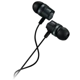 CANYON Stereo earphones with microphone, 1.2M, dark gray