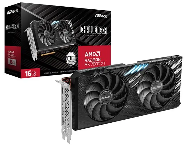 Asrock AMD Radeon RX 7800 XT Challenger OC 16GB grafička kartica