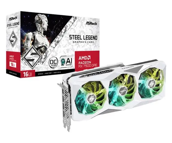Asrock AMD Radeon RX 7900 GRE Steel Legend OC 16GB grafička kartica
