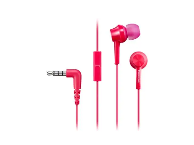 PANASONIC slušalice RP-TCM115E-P roze, in ear, mikrofon