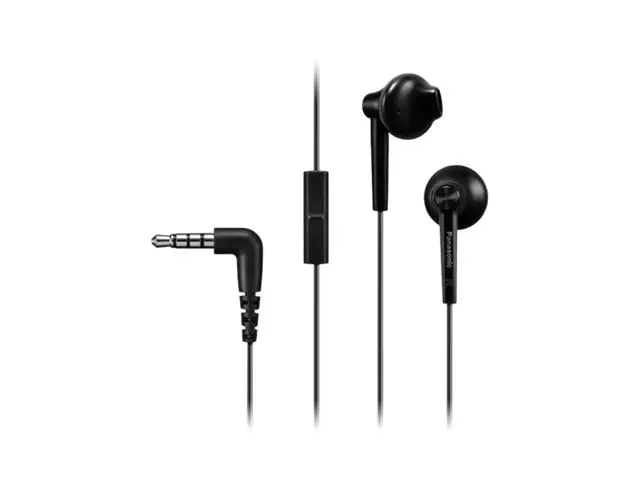 PANASONIC slušalice RP-TCM55E-K crne, in ear mikrofon