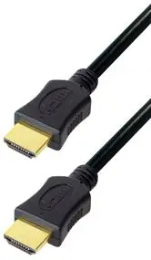 Transmedia High Speed HDMI cable with Ethernet 1,5m gold plugs, 4K