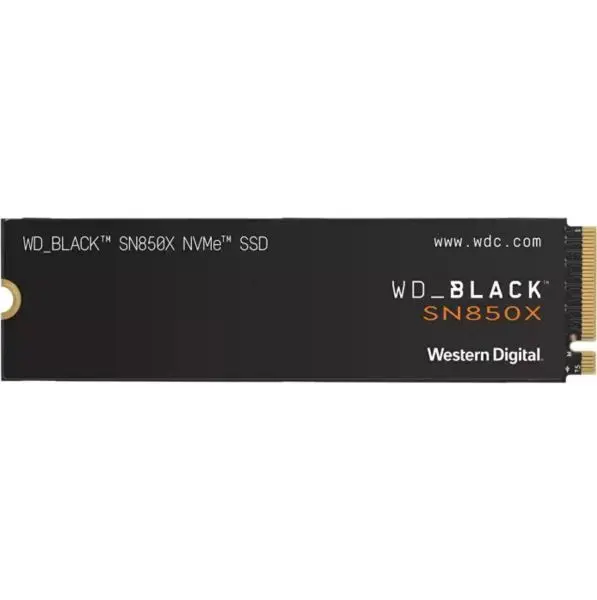 Western Digital 2 TB M.2 SSD, Black SN850X Gen. 4x4 WDC-WDS200T2X0E