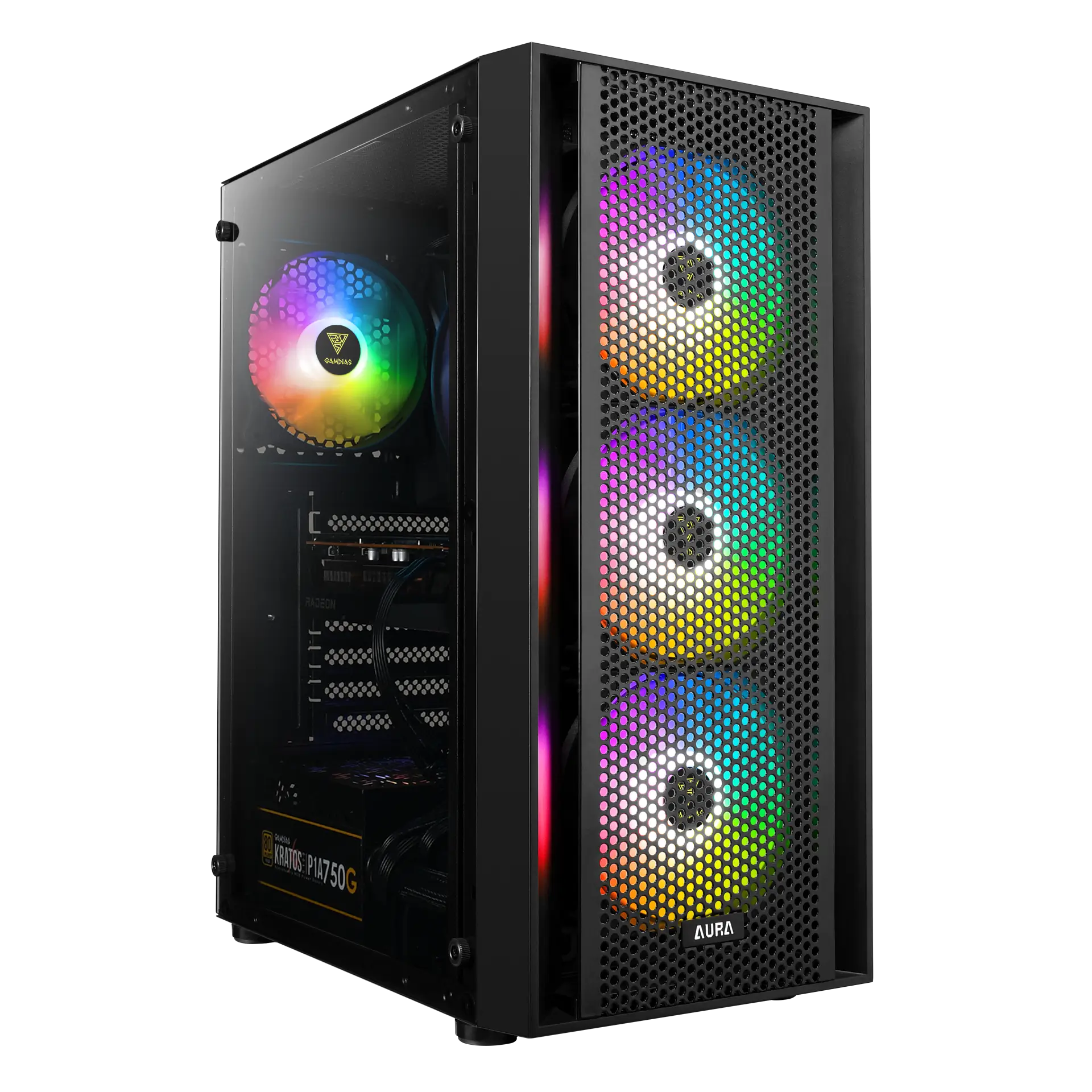 DD Inferno LVL.2 AMD Ryzen 5 5500, RTX 4060, DDR4, NVMe SSD, 550W Gaming Računalo - 16GB 3200 MHz DDR4, 512GB NVMe SSD, Bez OS